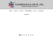 Tablet Screenshot of lcfinc.com